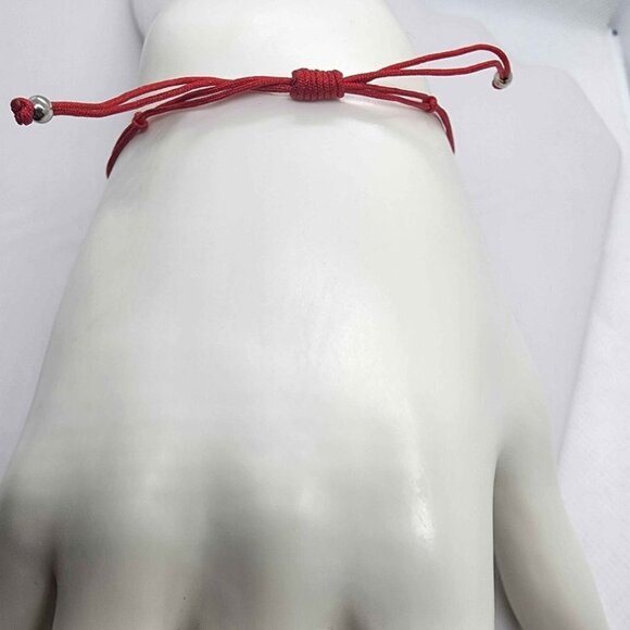 Red String of Luck: Blue Opal Hamsa Protection Bracelet - Picture 3 of 3